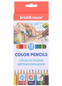 Карандаши цветные Erich Krause, 12 цветов
