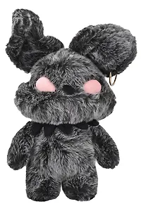 Мягкая игрушка Заяц с пирсингом (серый) (50см) (12-HZTOYS-grey)