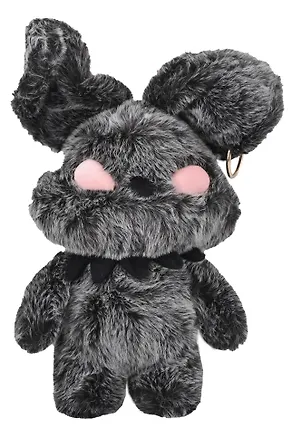 Мягкая игрушка Заяц с пирсингом (серый) (50см) (12-HZTOYS-grey) 3136156
