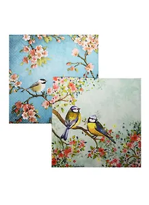 Набор для творчества Салфетки для декупажа Наблюдение за птицами - 2 шт.
