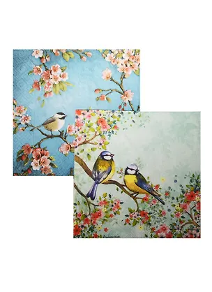 Набор для творчества Салфетки для декупажа Наблюдение за птицами - 2 шт. 2529209