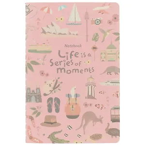 Тетрадь в линейку Series of moments, А5, 32 листа, в ассортименте