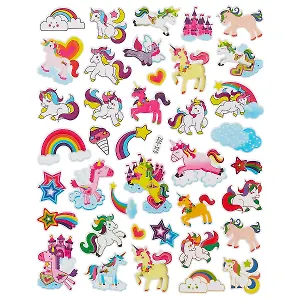 Наклейки Единороги , 20,5 х 30 см, 2 вида