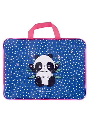 Папка для труда А4 "PANDASTIC" 350*265*60, полиэстер, ткан.ручки 2973966