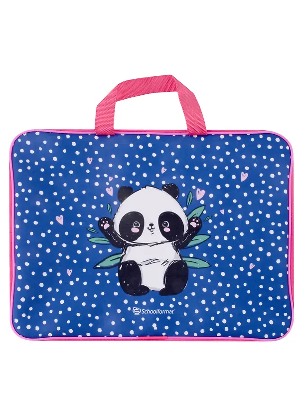 Папка для труда А4 "PANDASTIC" 350*265*60, полиэстер, ткан.ручки 2973966 — 1