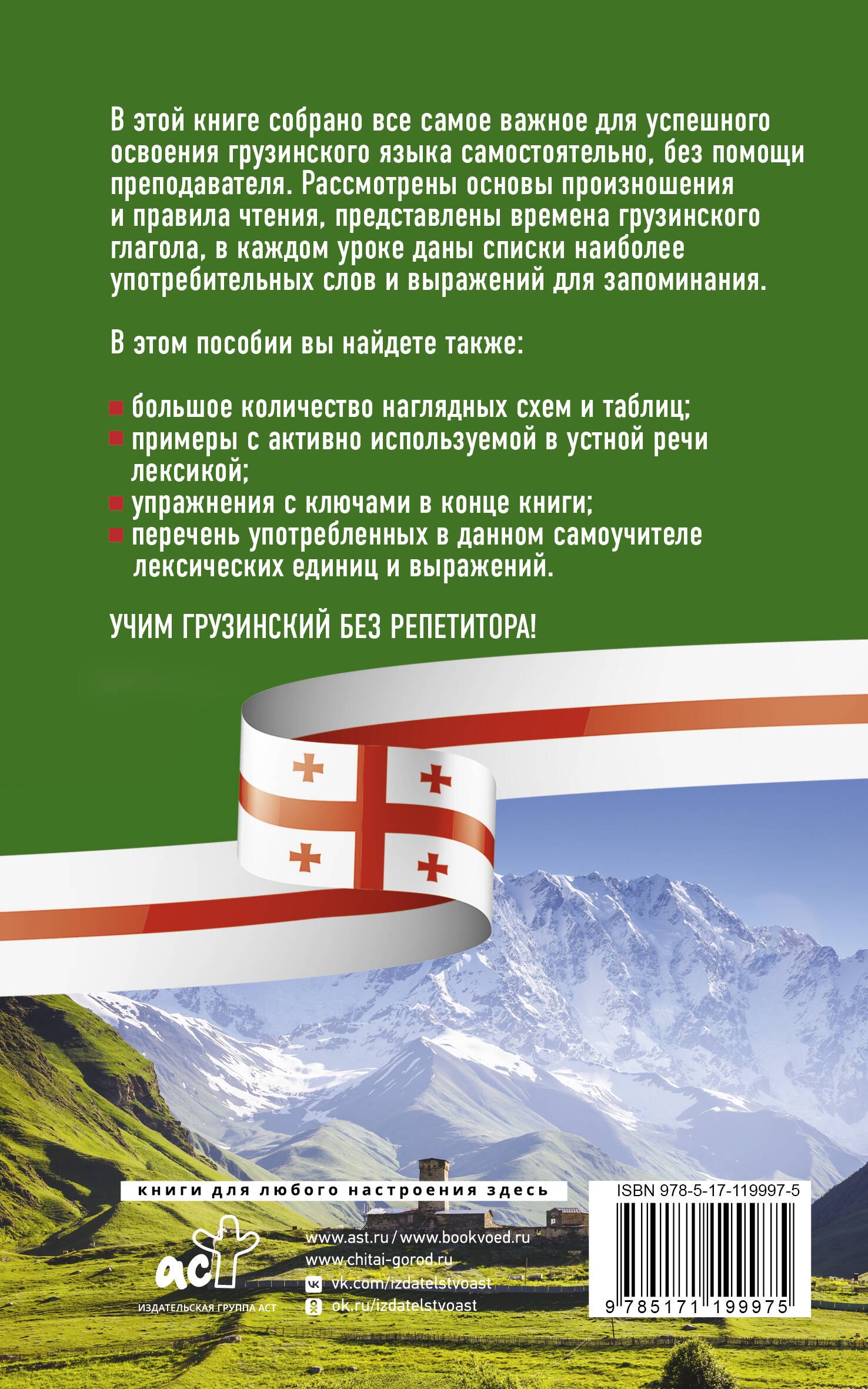 Грузинский язык без репетитора. Самоучитель грузинского языка