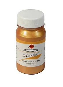 Краска акриловая "Деколор" шёлк королевский,100мл,банка, Таир