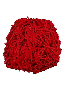 Наполнитель для подарков в пакете с хедером 20 гр. "S-14" Красный орр с хедером 0094-S14