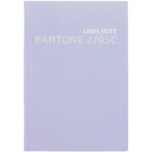 Записная книжка А6+ 80л лин. "Pantone line. 5" интегр.переплет, мат.ламинация, выб.лак, пантон.печать