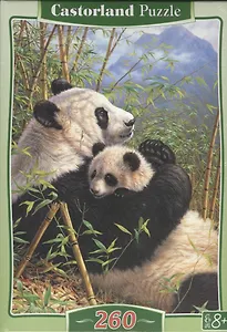 Пазл 260B-27217 Панды (32х23см) (коробка) (Castorland)