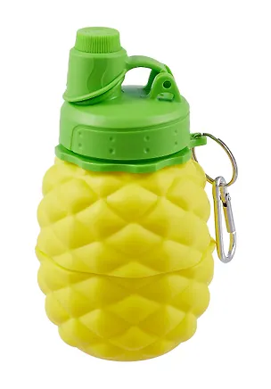 Бутылка складная Ананас (силикон) (500мл) (12-34435-202405-B21) 3045385
