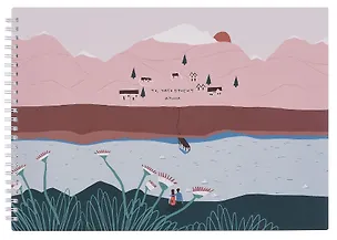 Альбом для рисования 40л А4 "Moments", озеро, карт.обл., спираль, ламинация, микротекстурирование 3085081