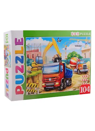 Пазл Строительный транспорт Artpuzzle Рыжий кот 104 элемента ПА-0596 2794755