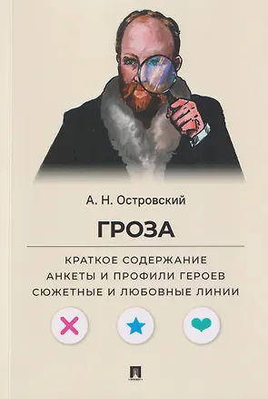Книга Гроза. Краткое содержание. Анкеты и профили героев. Сюжетные и любовные линии (Александр Островский)