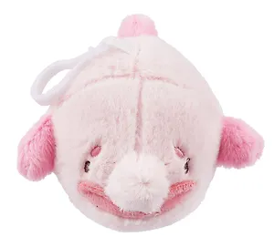 Брелок Рыба-капля (текстиль) (8см) (12-plushy-15) Bookvalno