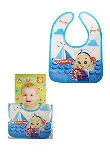 Нагрудник Капитан из клеенки на липучке (1228648) (Крошка Я) (4+) (упаковка)