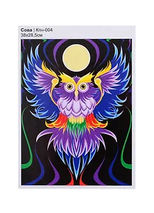 Набор для творчества LORI Картина по номерам Сова