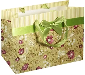 Пакет подарочный бумажный А5 "Весенние мотивы"