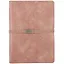 Ежедневник-органайзер недат. А5+ 160л 160*225 "Жатка" розовый, кожзам, мягкий переплет, тонир.блок, 4 кольца, гориз.резинка — 260946 — 1