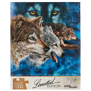 Пазл Найди 12 волков (Limited Edition) Step puzzle 1000 эл.,68*48см.. 79806