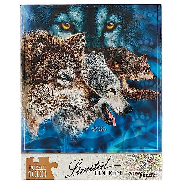 Пазл Найди 12 волков (Limited Edition) Step puzzle 1000 эл.,68*48см.. 79806 2626428 — 1