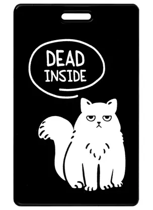 Чехол для карточек Котик dead inside — 2934850 — 1