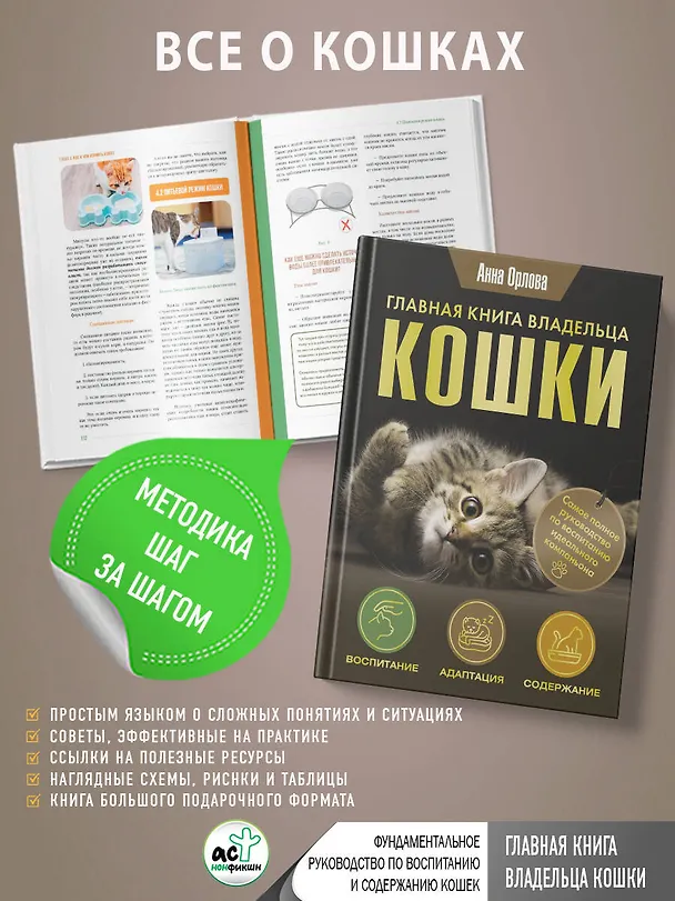 Книга Главная книга владельца кошки (Анна Орлова) — 5
