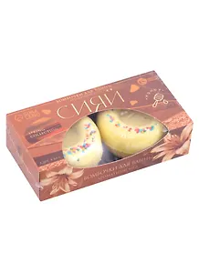 Пончики для ванны Сияй (2 шт) (мед) (154 г) (коробка)