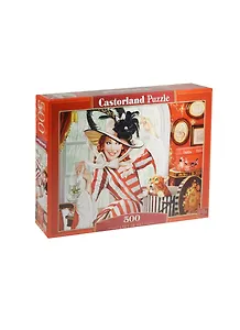 Пазл Castorland Леди в шляпе 500 эл. B-52165