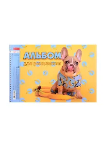 Альбом для рисования Hatber, "Гав-Стори", А4, 32 листа, на спирали, в ассортименте