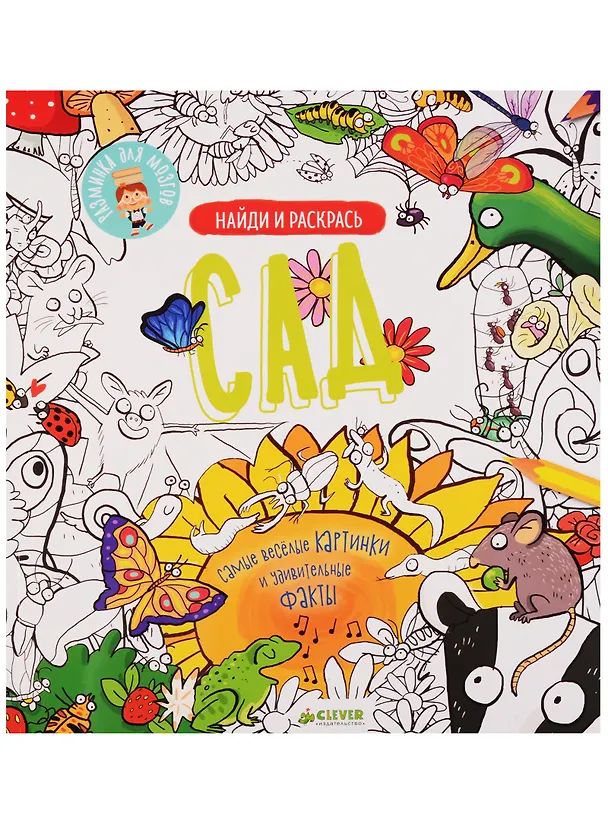 Книга Найди и раскрась. Сад () — 1
