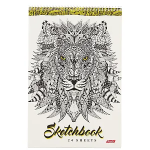 Альбом для рисования Hatber, Doodle-art, А4, 24 листа, на евроспирали, в ассортименте