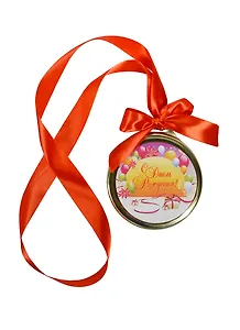 Шоколадная медаль С Днем Рождения (70гр)