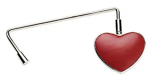 Крючок из металла для сумки (красное сердце) (13264)