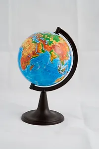 Глобус D15см физический, с подсветкой, Глобусный мир