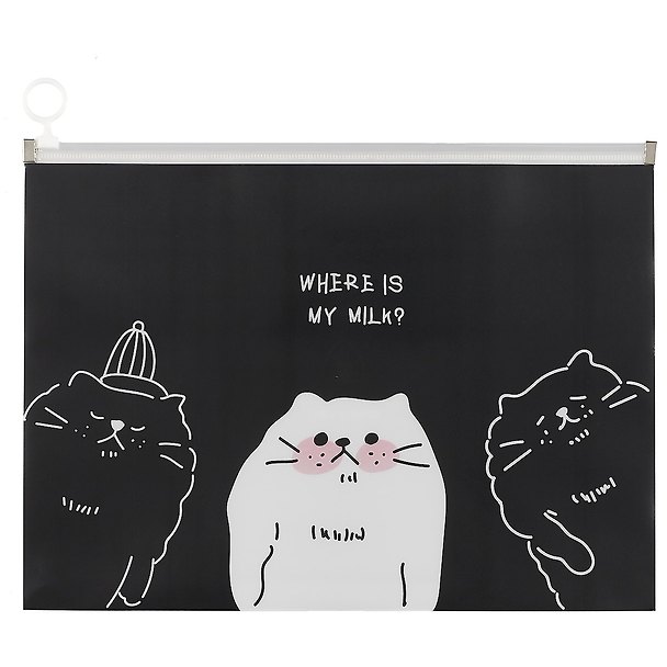 Папка на молнии A4 «Neko's Life», с расширением, в ассортименте 245000 — 1