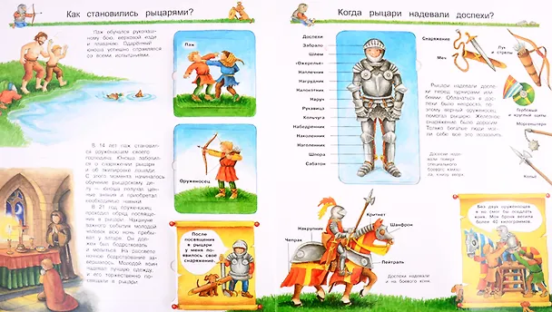 Книга Что? Почему? Зачем? Все о рыцарях и замках (с волшебными окошками) (Кирима Трапп) — 5