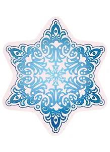 Наклейка Новогодняя Снежинка