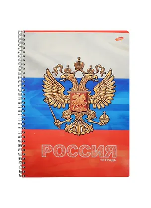 Тетрадь в клетку Academy Style, "Россия", А4, 96 листов, в ассортименте 232175
