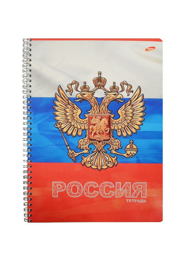 Тетрадь общая «Россия», 96 листов в клетку, А4, в ассортименте - Academy Style 232175 — 1