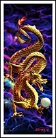 Закладка 3D Golden Dragon (Листопадова) 2263172