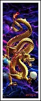 Закладка 3D Golden Dragon (Листопадова) 2263172 — 1