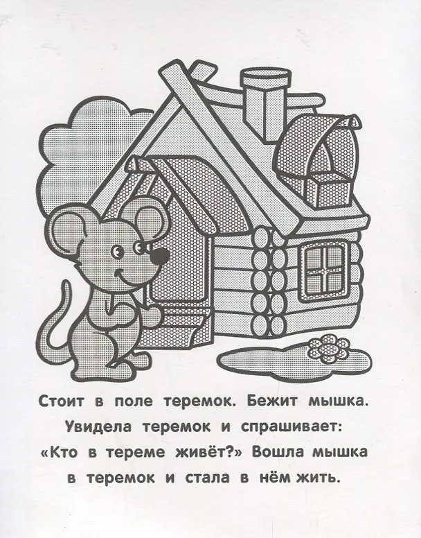Книга Теремок. Набор водных раскрасок (в папке) (Ю.Б. Курганова) — 2