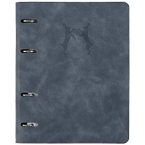 Тетрадь на кольцах в клетку Listoff, "Harmony. Серый", 120 листов