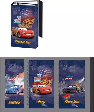 Органайзер детский трехблочный 95*160 "Cars" инд.уп., Disney — 227310 — 1