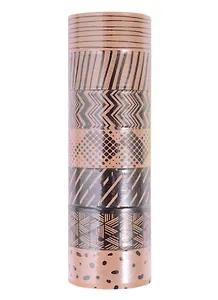 Бумажные клейкие ленты Кофейные цвета (661706) (15 мм) (3 м) (7 диз.) (упаковка) (Washi Tapes) (Остров сокровищ)