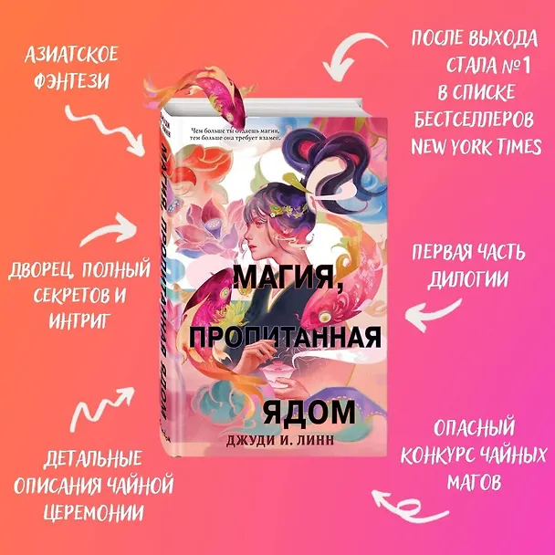 Книга Книга чая. Магия, пропитанная ядом (#1) (Джуди И. Линн) — 9