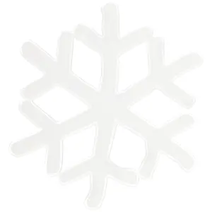 Наклейка витражная Снежинка (23х28) (594-076) (Авангард)