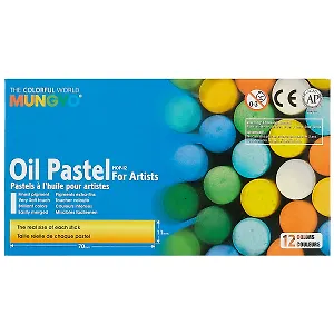 Пастель масляная Mungyo, 12 цветов