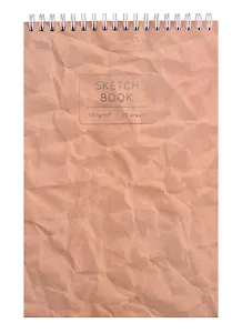 Скетчбук А5+ 30л "LINE ART. Дизайн 2" белый офсет, спираль 180г/м2